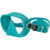 imageSCUBAPRO Ghost Scuba Dive Mask LowVolume Frameless Design wUltra Clear Single Lens Silicone Skirt and EasyAdjust Strap Buckles Turquoise