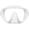 imageSCUBAPRO Ghost Scuba Dive Mask LowVolume Frameless Design wUltra Clear Single Lens Silicone Skirt and EasyAdjust Strap Buckles White