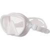 imageSCUBAPRO Ghost Scuba Dive Mask LowVolume Frameless Design wUltra Clear Single Lens Silicone Skirt and EasyAdjust Strap Buckles White