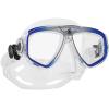 imageSCUBAPRO Zoom Scuba Mask with Ultra Clear Dual Lens and LensChange System for Optical Lenses for Diving ClearBlueSilver