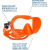 imageScubapro DIVE MASK  Trinidad 3 Single Lens Scuba Diving Mask PurpleOrange