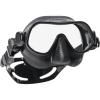imageSCUBAPRO Steel Pro Scuba Diving Mask for Freediving with Single Lens and Frameless Low Volume Design Black