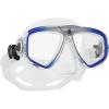 imageSCUBAPRO Zoom Scuba Mask with Ultra Clear Dual Lens and LensChange System for Optical Lenses for Diving ClearBlueSilver