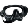 imageScubaPro Dive Mask  Mini Frameless Single Lens Clear Skirt for Small Faces Recreational Scuba DivingBlackWhite