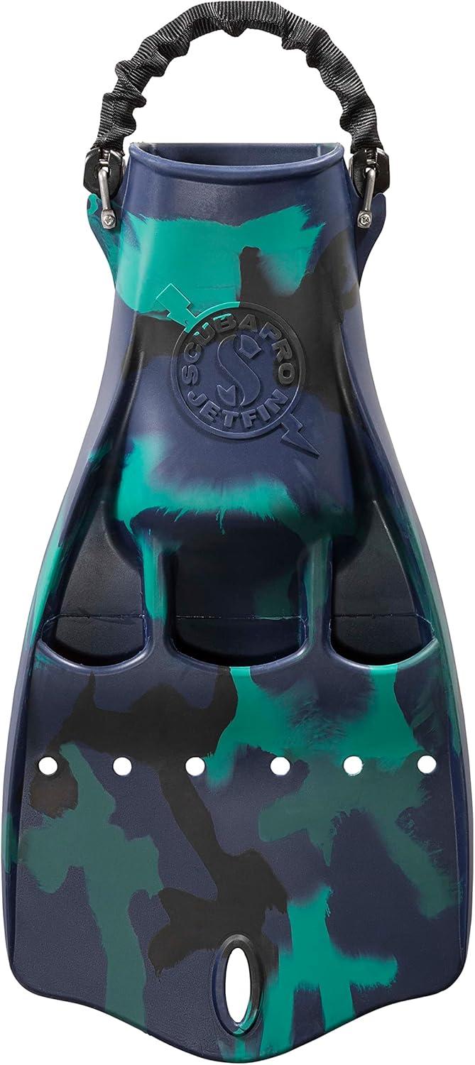 imageJet Diving Fin with Spring Heel StrapDark Blue Camo