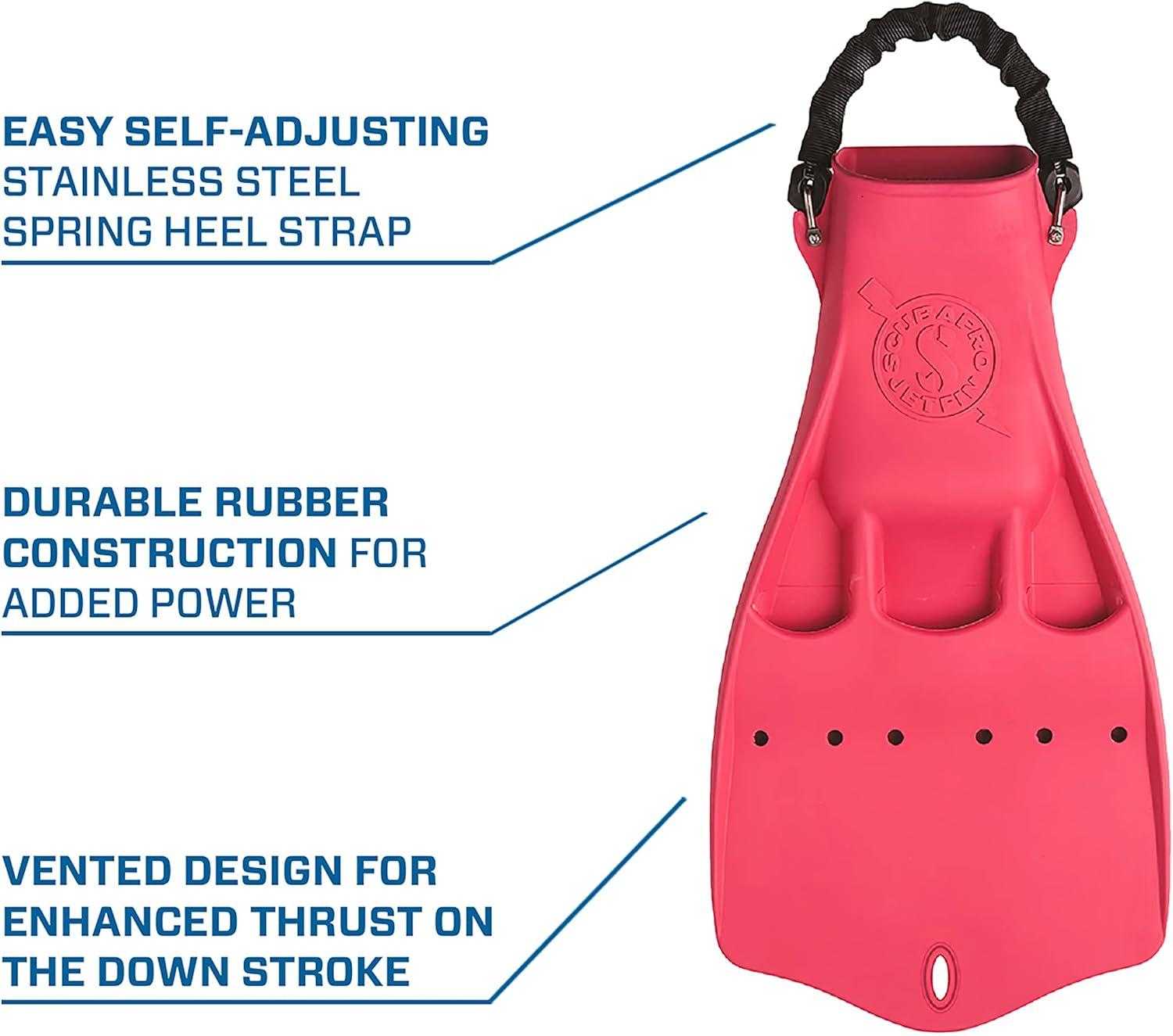 imageJet Diving Fin with Spring Heel StrapPink