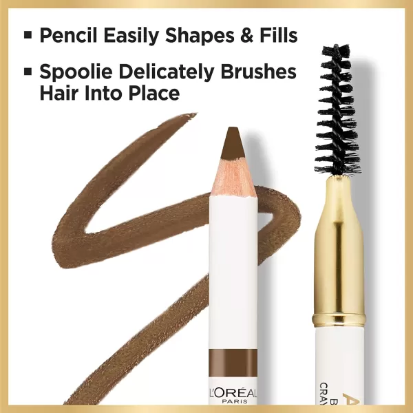 L’Oréal Paris Age Perfect Brow Magnifying Pencil with Vitamin E, Deep Brown