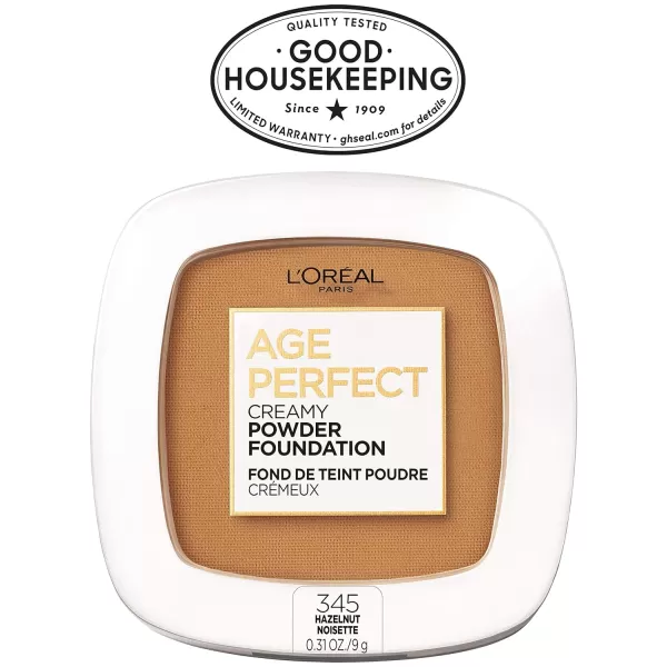 L'Oreal Paris Age Perfect Creamy Powder Foundation Compact, 355 Cappuccino, 0.31 oz.