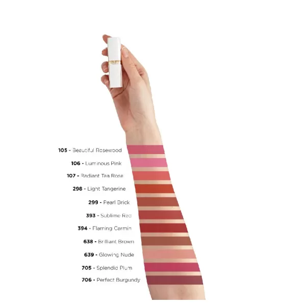 L'Oréal Paris Age Perfect Luminous Hydrating Lipstick, Flaming Carmin, 0.13 Ounce