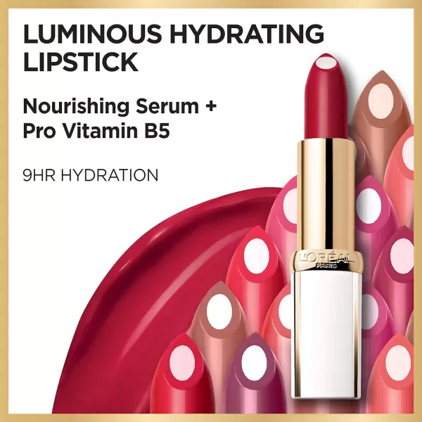 L'Oréal Paris Age Perfect Luminous Hydrating Lipstick, Flaming Carmin, 0.13 Ounce