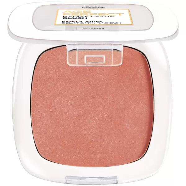 L'Oreal Paris Age Perfect Radiant Satin Blush with Camellia Oil, Rosewood