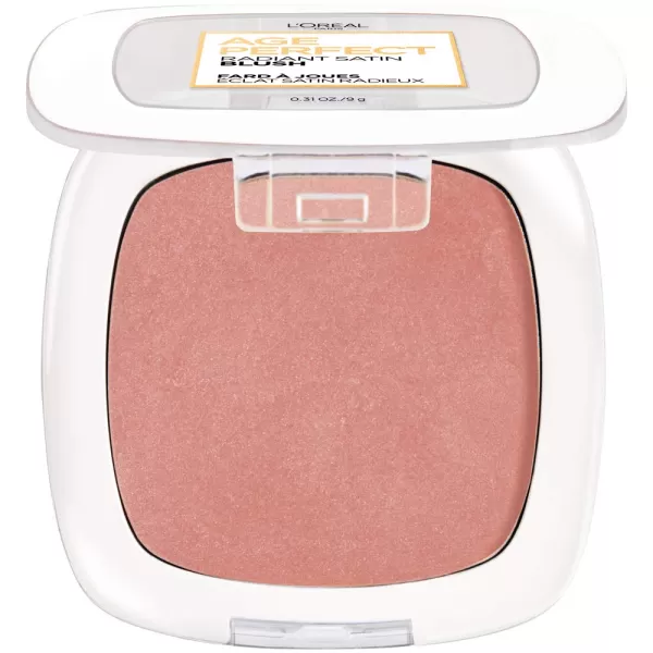 L'Oreal Paris Age Perfect Radiant Satin Blush with Camellia Oil, Rosewood