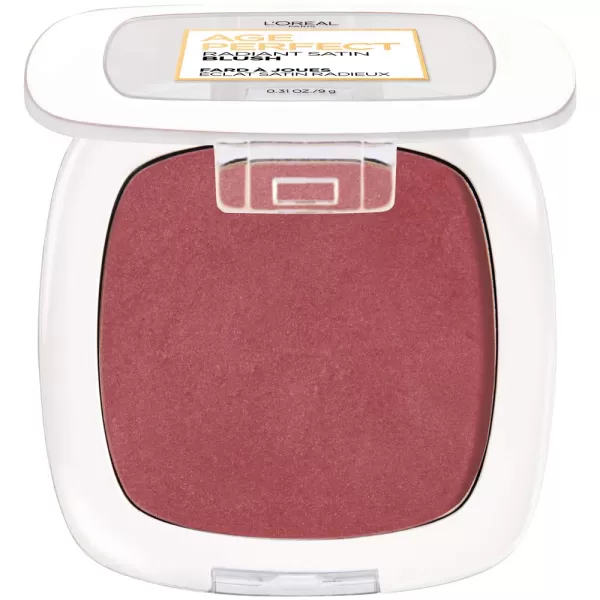 L'Oreal Paris Age Perfect Radiant Satin Blush with Camellia Oil, Rosewood