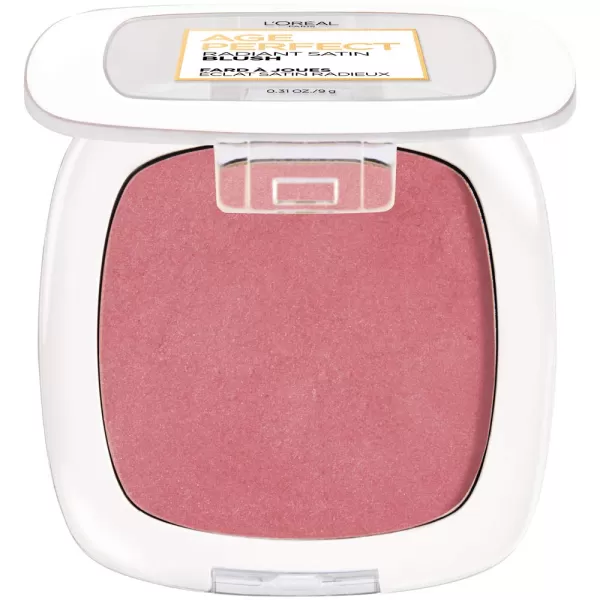 L'Oreal Paris Age Perfect Radiant Satin Blush with Camellia Oil, Rosewood