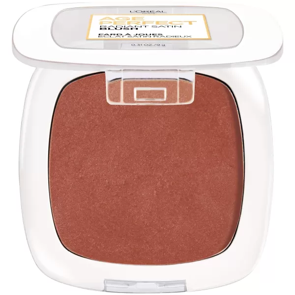 L'Oreal Paris Age Perfect Radiant Satin Blush with Camellia Oil, Rosewood
