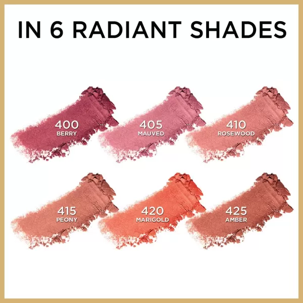 L'Oreal Paris Age Perfect Radiant Satin Blush with Camellia Oil, Rosewood