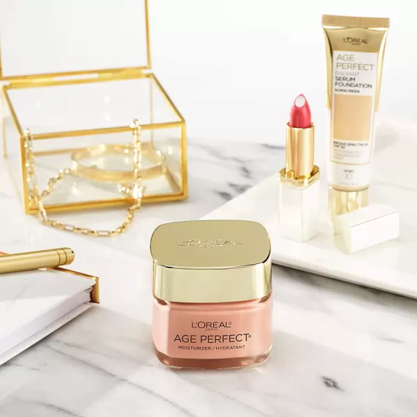 L'Oreal Paris Age Perfect Rosy Tone Anti-Aging Cooling Night Moisturizer 1.7 oz)