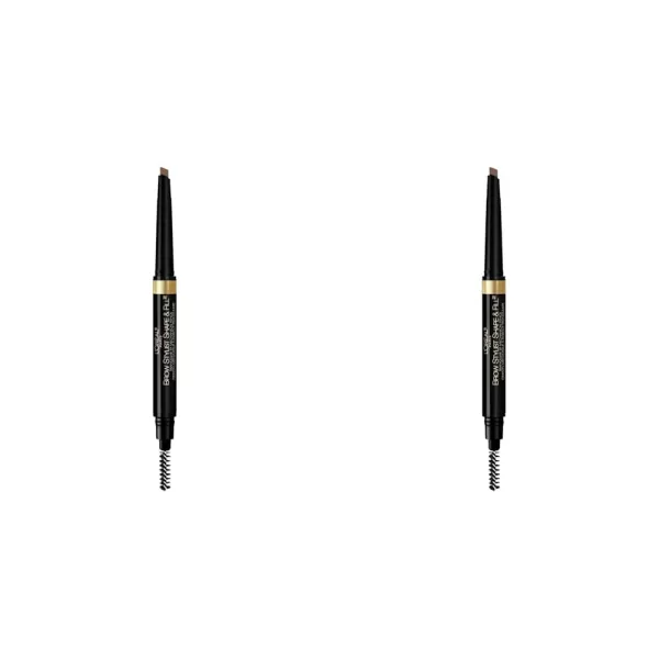 L'Oreal Paris Brow Stylist Shape &amp; Fill Mechanical Eye Brow Makeup Pencil, Dark Blonde, 0.008 oz.