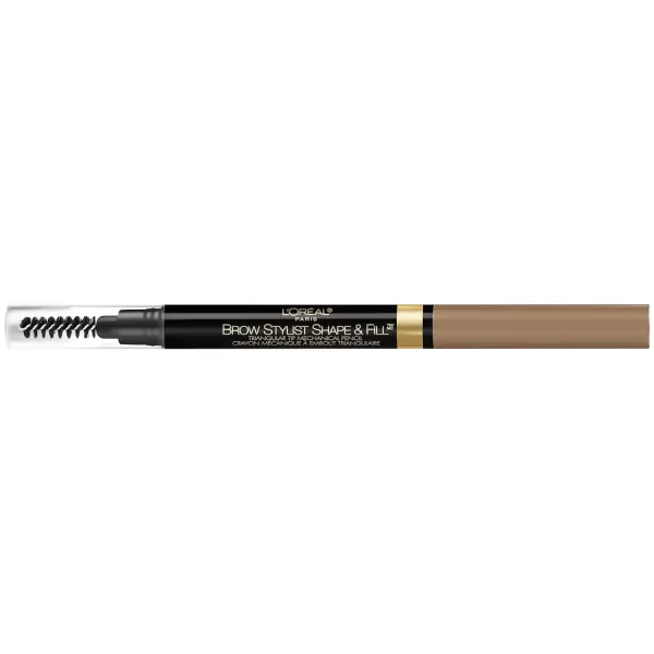 L'Oreal Paris Brow Stylist Shape &amp; Fill Mechanical Eye Brow Makeup Pencil, Dark Blonde, 0.008 oz.