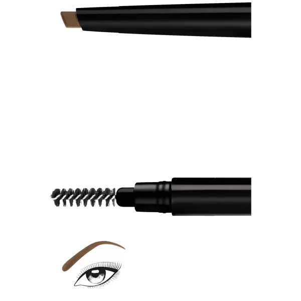 L'Oreal Paris Brow Stylist Shape &amp; Fill Mechanical Eye Brow Makeup Pencil, Dark Blonde, 0.008 oz.
