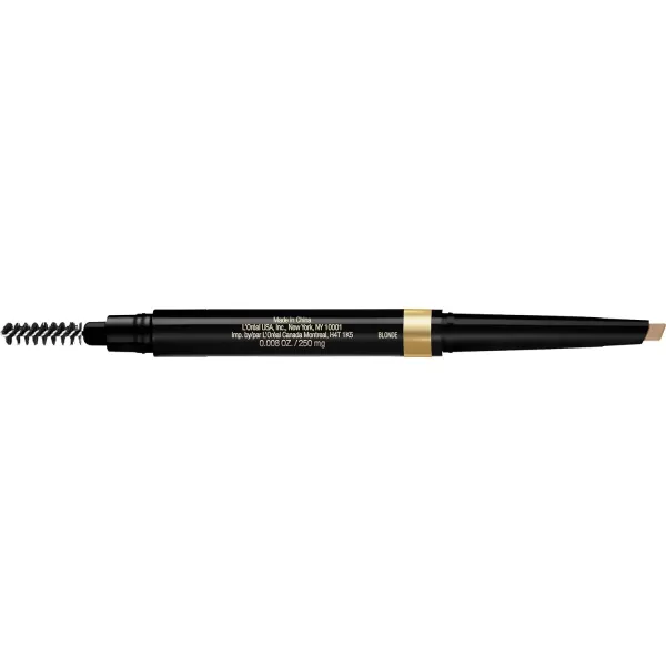 L'Oreal Paris Brow Stylist Shape &amp; Fill Mechanical Eye Brow Makeup Pencil, Dark Blonde, 0.008 oz.
