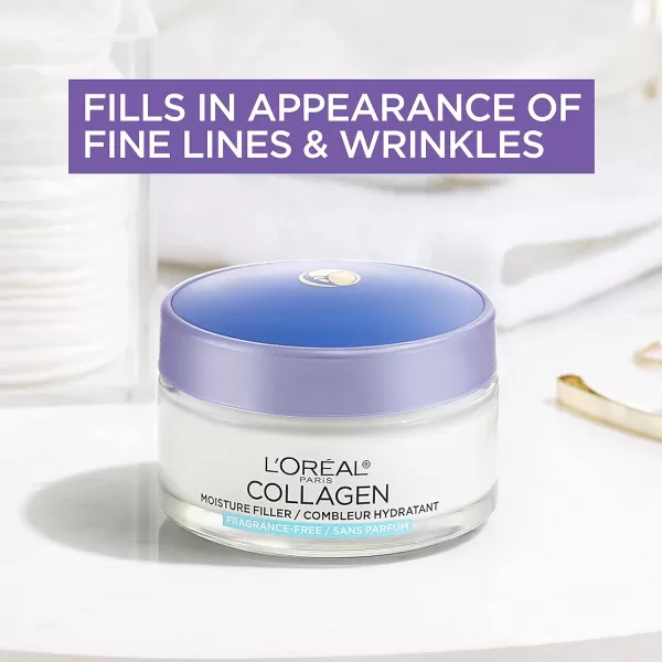 L'Oreal Paris Collagen Face Moisturizer Day and Night Cream, 1.7 oz + Dermo-Expertise Eye Defense Eye Cream, 0.5 oz