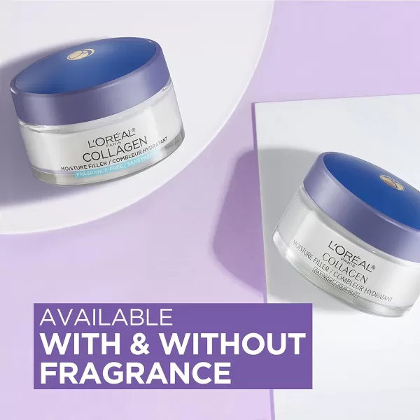 L'Oreal Paris Collagen Face Moisturizer Day and Night Cream, 1.7 oz + Dermo-Expertise Eye Defense Eye Cream, 0.5 oz