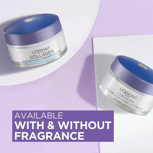L'Oreal Paris Collagen Face Moisturizer Day and Night Cream, 1.7 oz + Dermo-Expertise Eye Defense Eye Cream, 0.5 oz