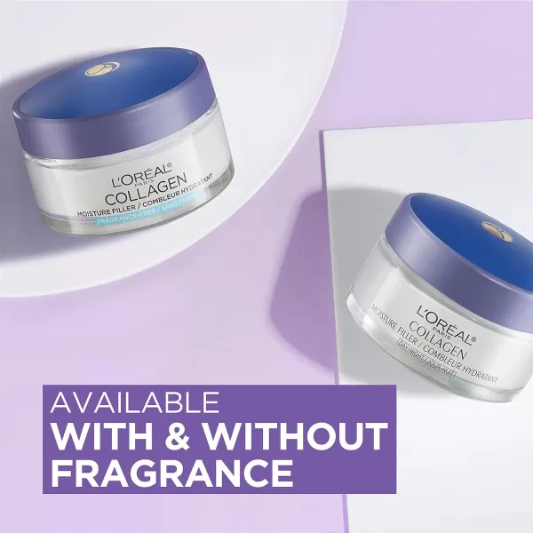 L'Oreal Paris Collagen Face Moisturizer Day and Night Cream, 1.7 oz + Dermo-Expertise Eye Defense Eye Cream, 0.5 oz
