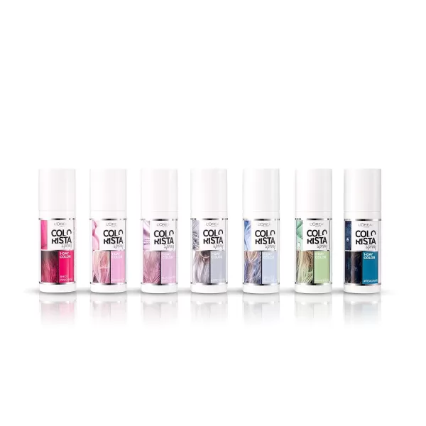 L'Oreal Paris Colorista 1-Day Washable Temporary Hair Color Spray, Silver, 2 Ounce