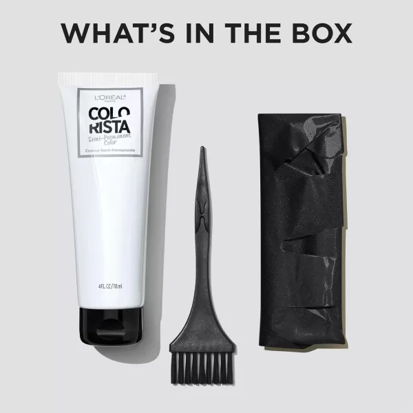 L'Oreal Paris Colorista Semi Permanent Hair Color for Brunettes, Color Depositing Hair Mask Formula, Maroon