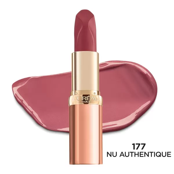 L'Oreal Paris Colour Riche Les Nus Lipstick, Nu Confident, 0.13 Oz.