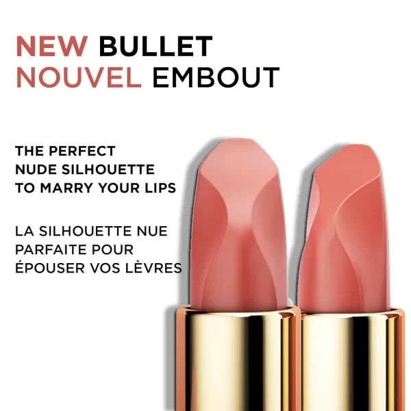 L'Oreal Paris Colour Riche Les Nus Lipstick, Nu Confident, 0.13 Oz.