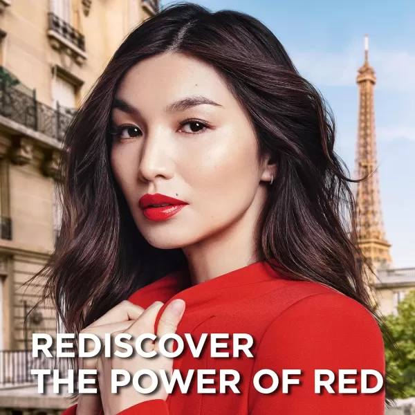 L'Oreal Paris Colour Riche Red Lipstick, Long Lasting, Satin Finish Smudge Proof Lipstick with Hydrating Argan Oil &amp; Vitamin E, Reds of Worth, Hopeful Red, 0.13 Oz