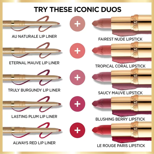 L’Oréal Paris Colour Riche Satin Lipstick for Moisturized Lips,Lip Makeup with Argan Oil and Vitamin E,Worth It,0.13 Oz