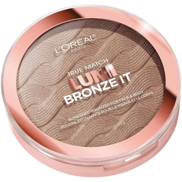 L'Oreal Paris Cosmetics True Match Lumi Bronze It Bronzer For Face And Body, Deep, 0.41 Fluid Ounce
