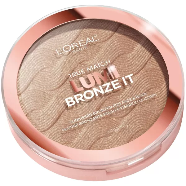 L'Oreal Paris Cosmetics True Match Lumi Bronze It Bronzer For Face And Body, Deep, 0.41 Fluid Ounce