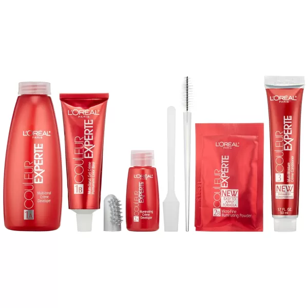 L'Oreal Paris Couleur Experte 2-Step Home Hair Color and Highlights Kit, Chocolate Mousse