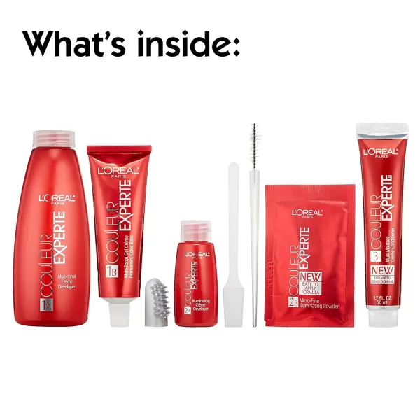 L'Oreal Paris Couleur Experte 2-Step Home Hair Color and Highlights Kit, Chocolate Mousse