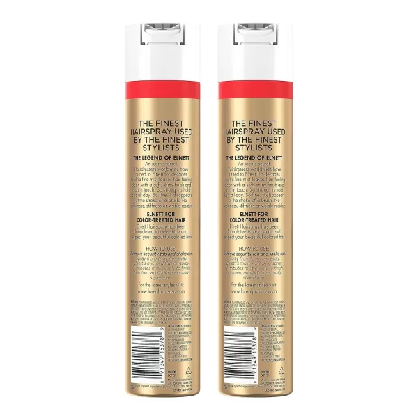 L'Oreal Paris Elnett Satin Hairspray Extra Strong Hold Unscented 11 oz; )