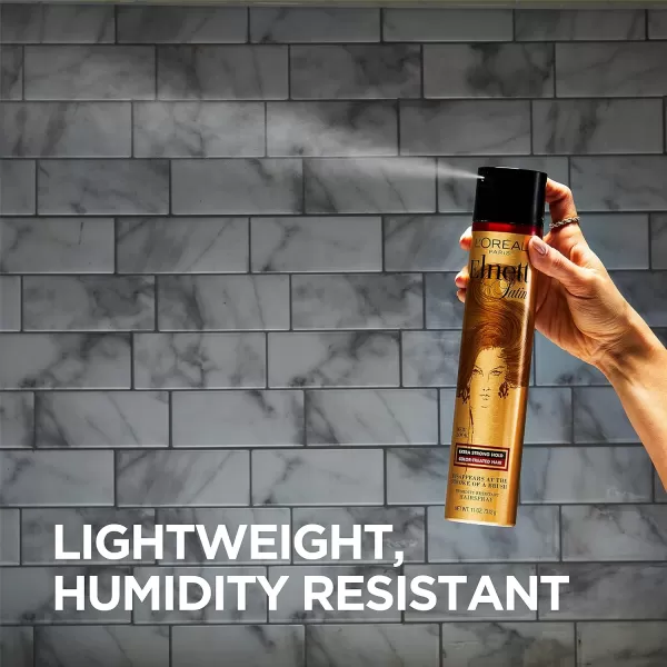 L'Oreal Paris Elnett Satin Hairspray Extra Strong Hold Unscented 11 oz; )
