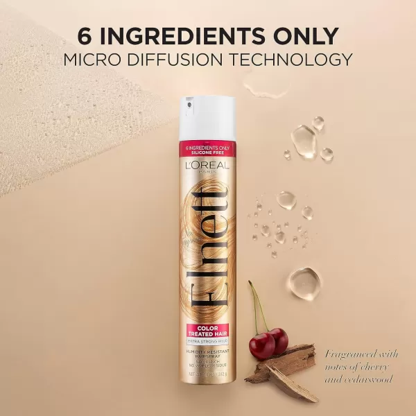 L'Oreal Paris Elnett Satin Hairspray Extra Strong Hold Unscented 11 oz; )