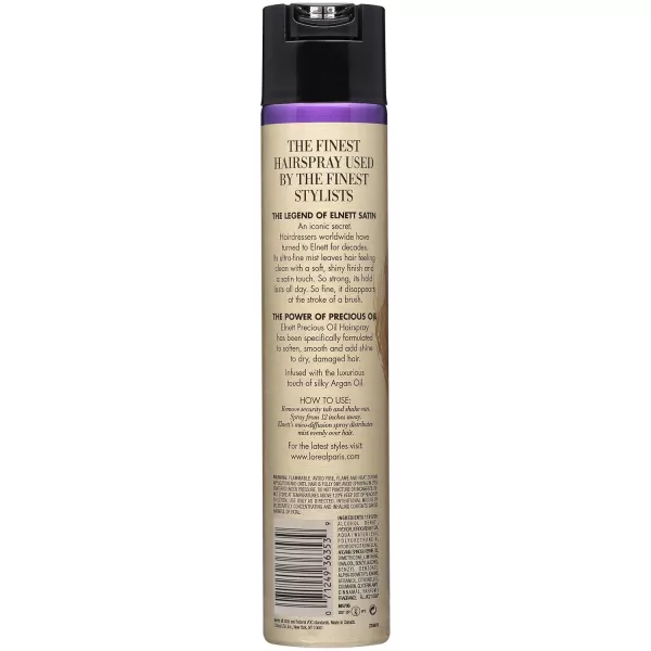 L'Oreal Paris Elnett Satin Hairspray Extra Strong Hold Unscented 11 oz; )