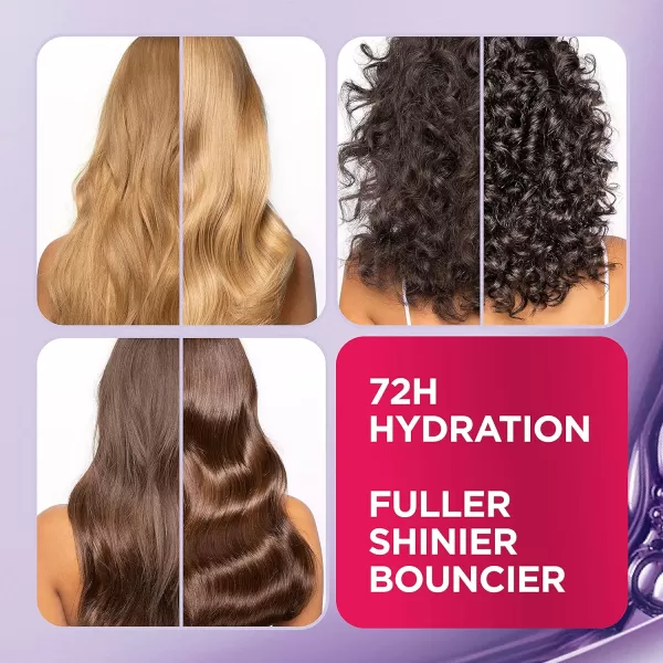 L'Oreal Paris Elvive Hyaluron Plump Hydrating Shampoo &amp; Conditioner for Dehydrated, Dry Hair Infused with Hyaluronic Acid Care Complex, Paraben-Free, 12.6 Fl Oz