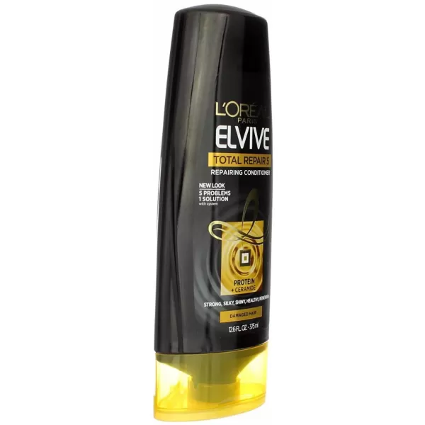 L'Oreal Paris Elvive Total Repair 5 Repairing Conditioner for Damaged Hair Conditioner with Protein and Ceramide for Strong Silky Shiny Healthy Renewed Hair 28 Fl Oz)