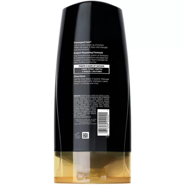 L'Oreal Paris Elvive Total Repair 5 Repairing Conditioner for Damaged Hair Conditioner with Protein and Ceramide for Strong Silky Shiny Healthy Renewed Hair 28 Fl Oz)