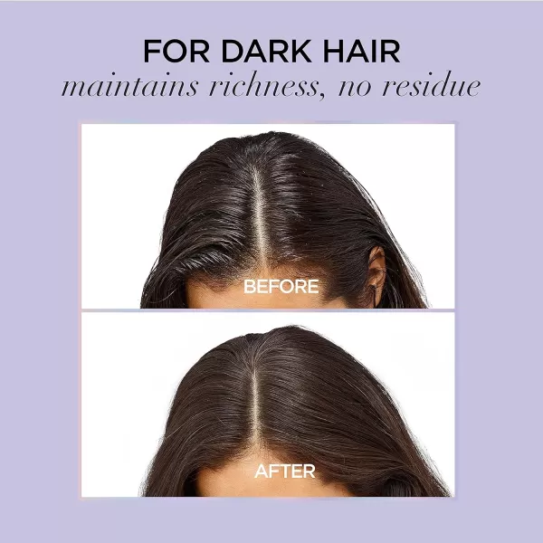 L’Oréal Paris EverPure Sulfate Free Tinted Dry Shampoo for Dark Hair, for Brown and Black Hair, Absorbs Oil, Refreshes Colored Hair, with Rice Starch, Vegan Formula, Paraben and Gluten Free, 4 fl oz)