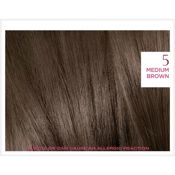 L'Oreal Paris Excellence Creme Permanent Hair Color, 4 Dark Brown, 100 percent Gray Coverage Hair Dye, Pack of 2