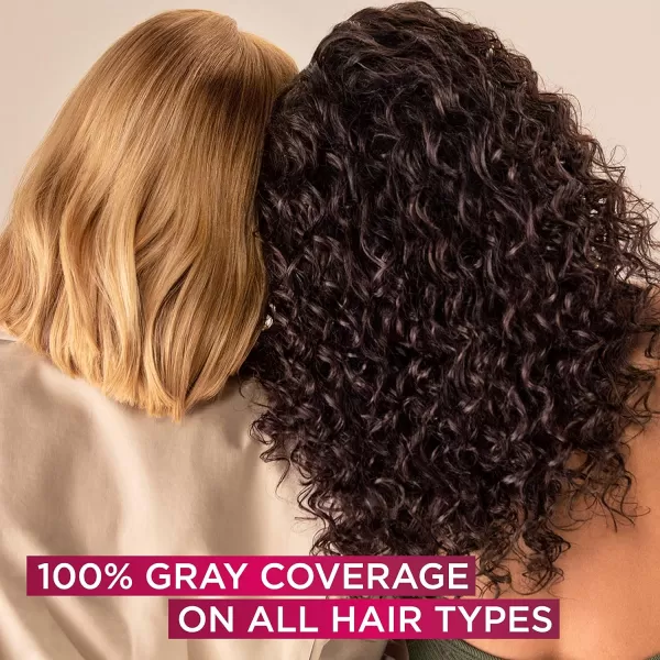 L'Oreal Paris Excellence Creme Permanent Hair Color, 8 Medium Blonde, 100 percent Gray Coverage Hair Dye, Pack of 2