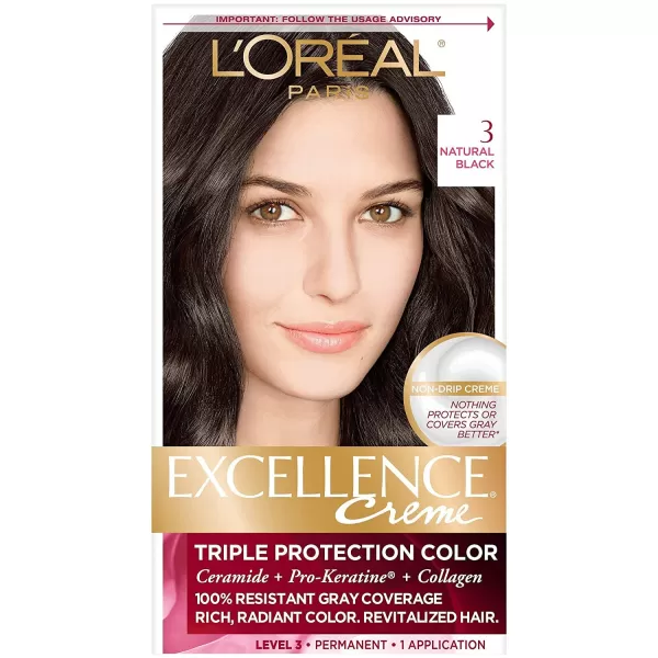 L'Oreal Paris Excellence Creme Permanent Hair Color, 8 Medium Blonde, 100 percent Gray Coverage Hair Dye, Pack of 2